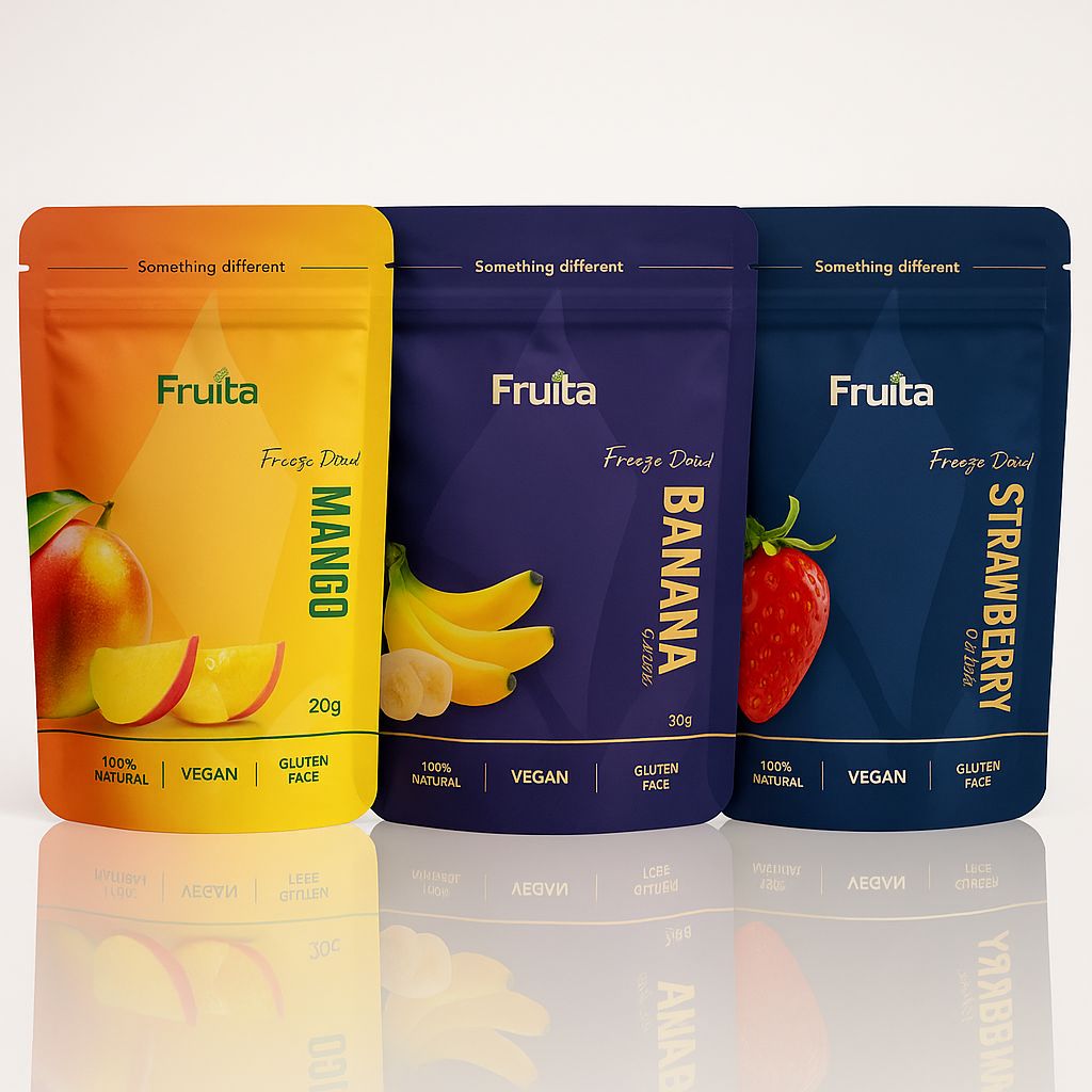 3’lü Hafif Tropikal Mix – Mango, Muz, Çilek 65g