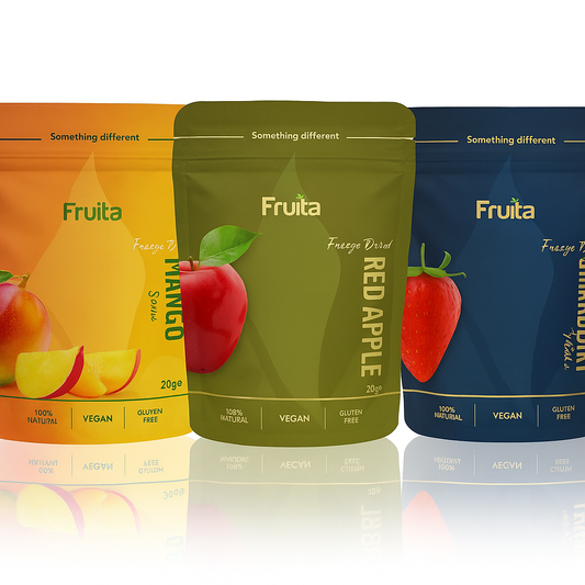 3’lü Hafif & Çıtır Meyve Seti – Elma, Çilek, Mango 55g