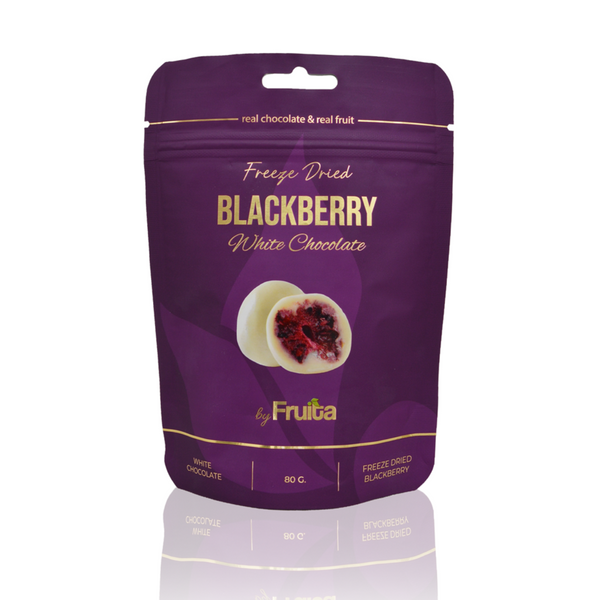 Beyaz Çikolata Kaplı Böğürtlen 80g