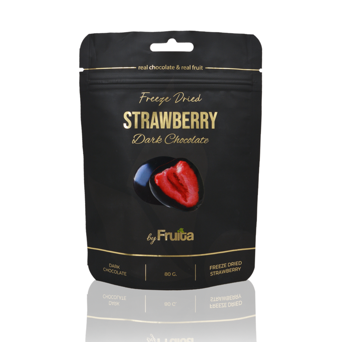 Bitter Çikolata Kaplı Çilek 80g