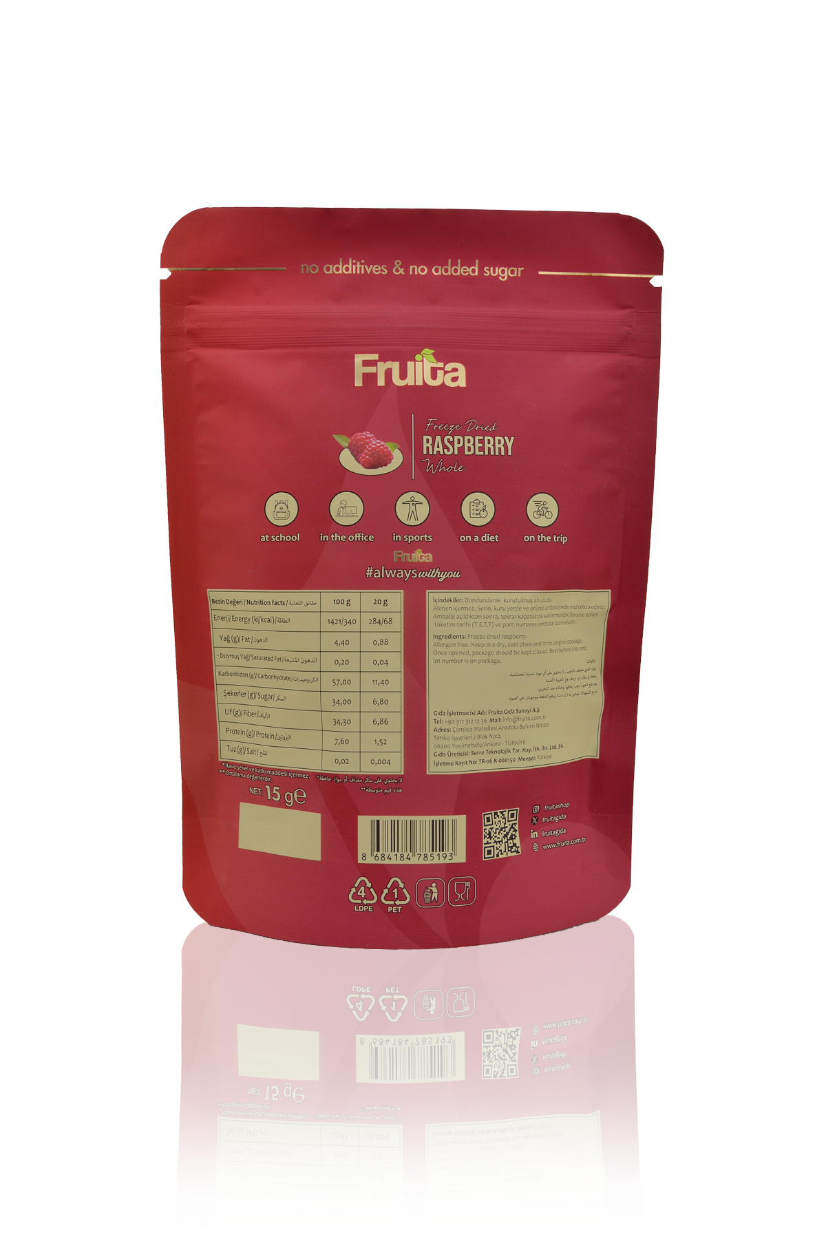 Orman Ahududusu Çıtırı 20g