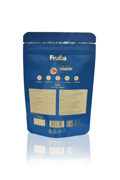 Dilimli Dağ Çileği Çıtırı 15g