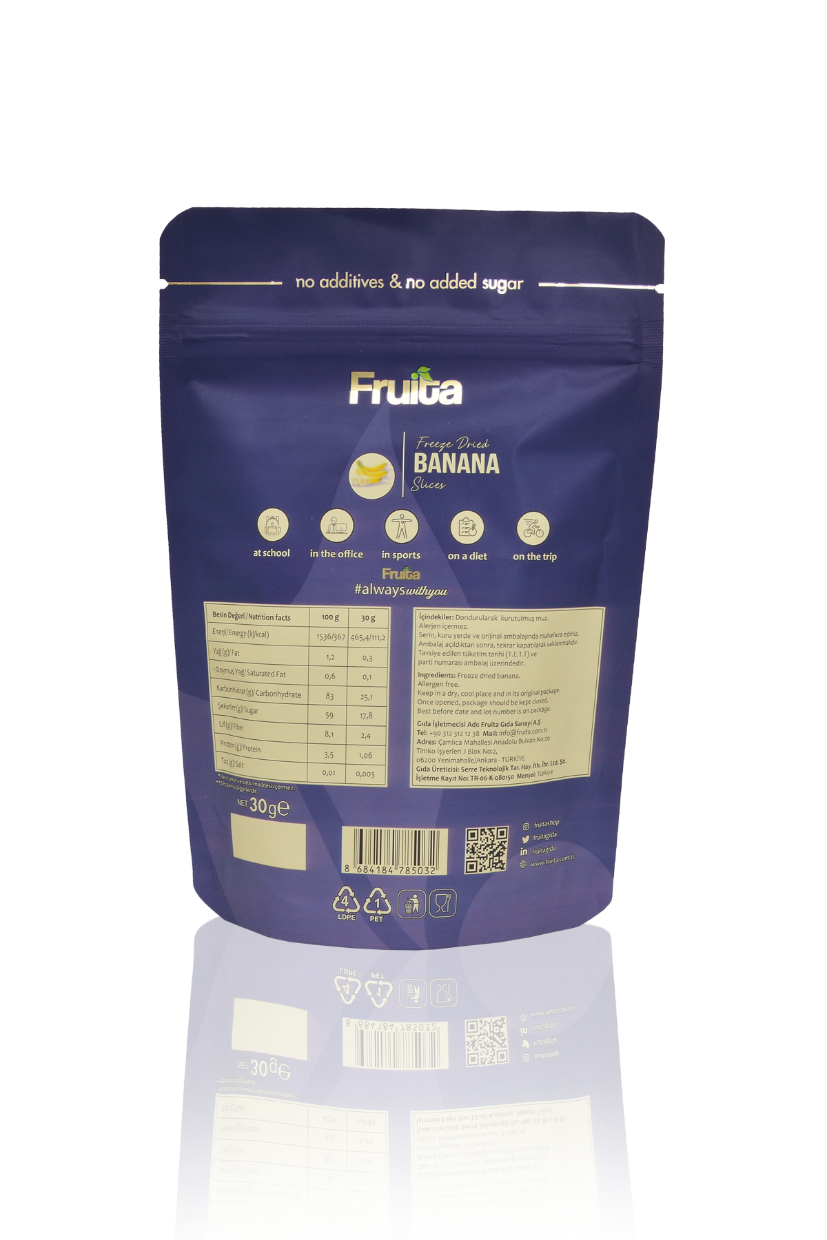 Besleyici Muz Çıtırı 30g