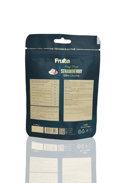 Sütlü Çikolata Kaplı Çıtır Çilek 80g